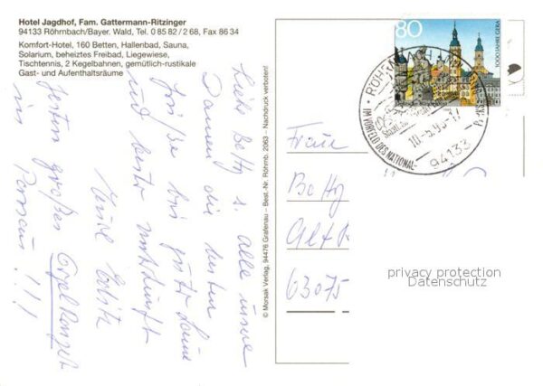 Roehrnbach Hotel Jagdhof – Bild 2