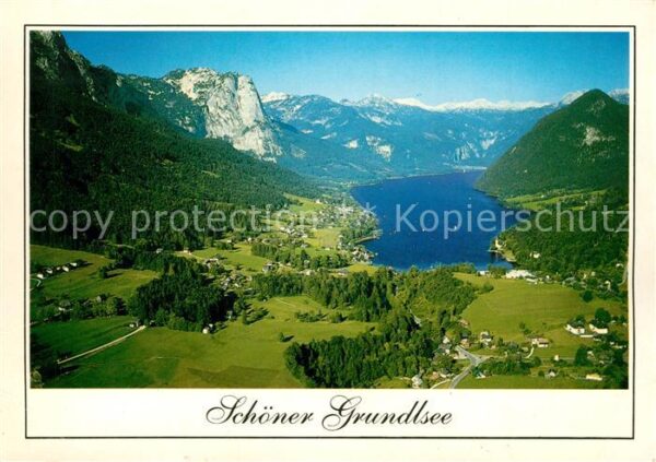 Grundlsee Steiermark Fliegeraufnahme