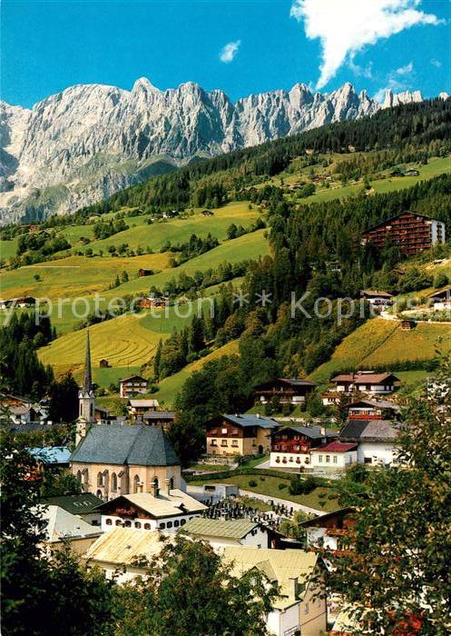 Muehlbach Hochkoenig Kirche Panorama