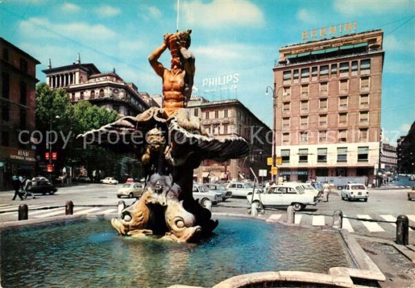 Roma Rom Piazza Barberini Fontana del Bernini