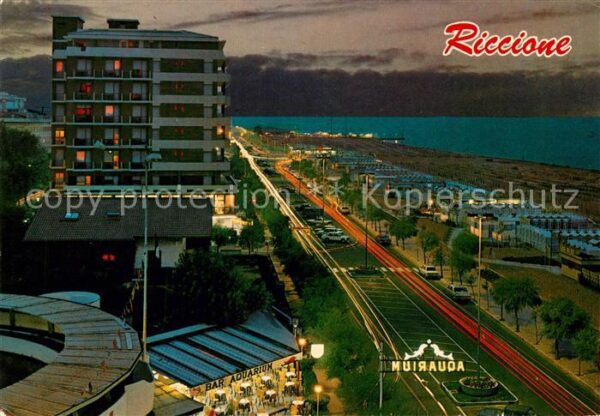 Riccione Notturno Stadtansicht