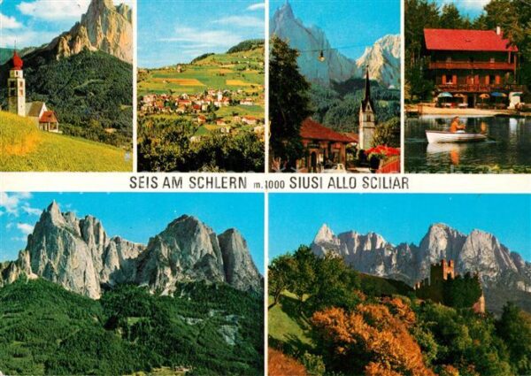 Seis Schlern Kirche Berge Burg Hotel
