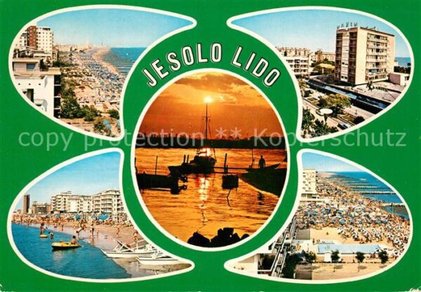 Jesolo Lido Strand Hafen Abendstimmung