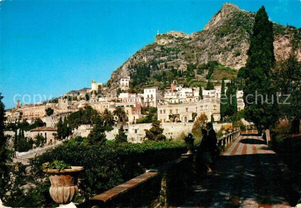 Taormina Sizilien Panoramica dal giardino pubblico