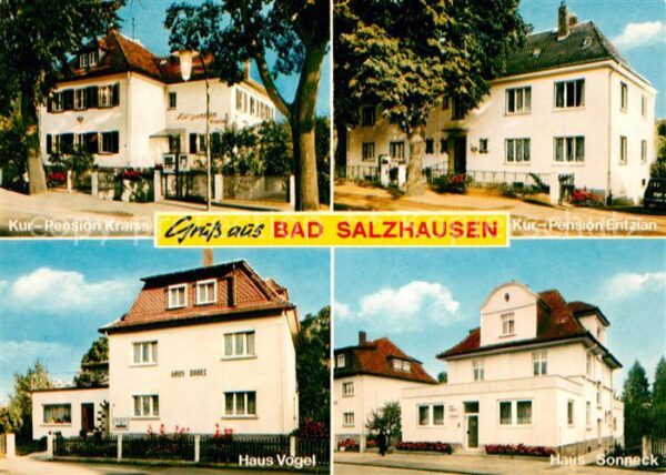 Bad Salzhausen Kur Pension Kraiss Entzian Haus Vogel S