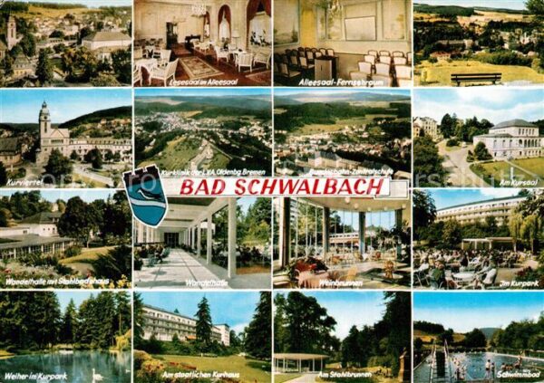 Bad Schwalbach Kursaal Kurpark Kurviertel Wandelhalle