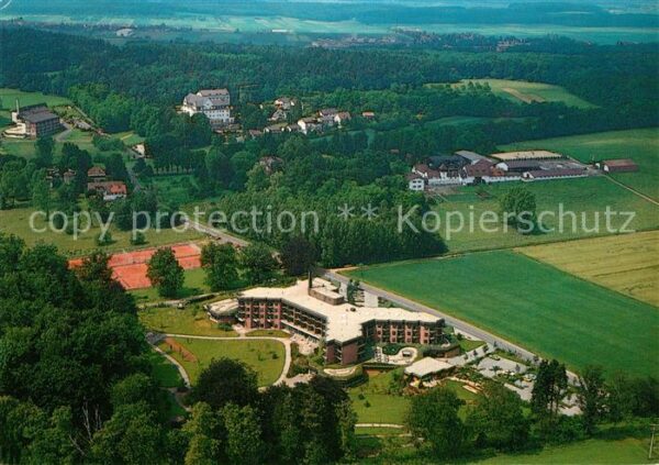 Bad Salzhausen Fliegeraufnahme Haus am Landgrafenteich