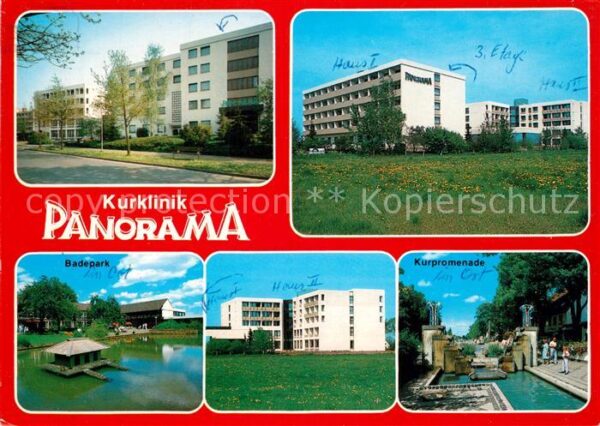 Bad Waldliesborn Kurklinik Panorama Badepark Kurpromenad