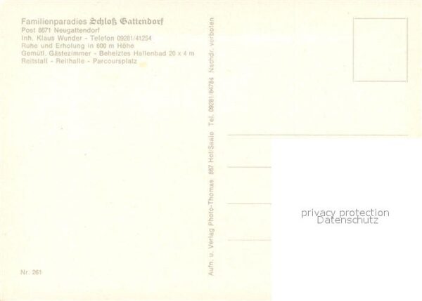 Neugattendorf Familienparadies Schloss Gattendorf – Bild 2