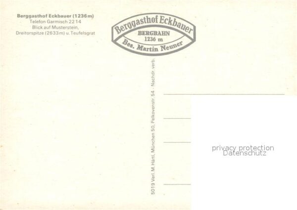 Garmisch-Partenkirchen Berggasthof Eckbauer – Bild 2