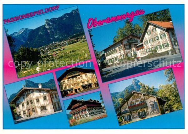 Oberammergau Hänsel und Gretelhaus Pilatushaus Gebur
