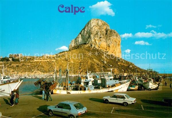 Calpe Hafen Penon de Ifach