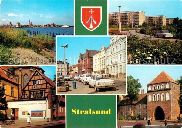 Stralsund Mecklenburg Vorpommern Leninplatz Kniepertor Friedrich Wolf St