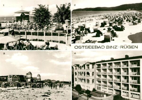Binz Ruegen Strandpromenade Strand Kulturhaus Haus
