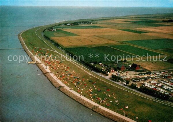 Spitze Friedrichskoog Fliegeraufnahme