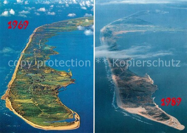 Insel Sylt Fliegeraufnahme 1969 1989