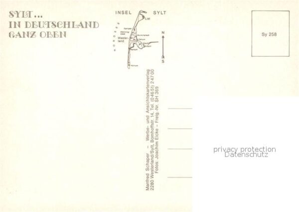 Insel Sylt Fliegeraufnahme 1969 1989 – Bild 2