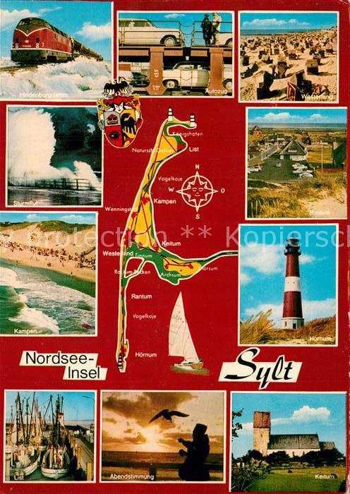 Insel Sylt Fliegeraufnahme Kampen Hörnum Strand Au