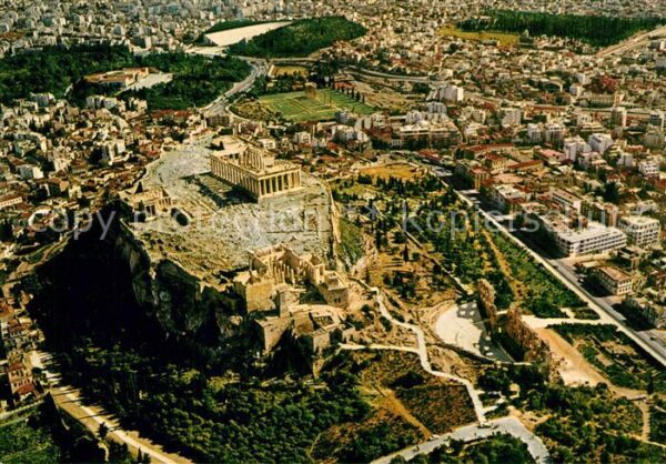 Athen Griechenland Fliegeraufnahme Akropolis