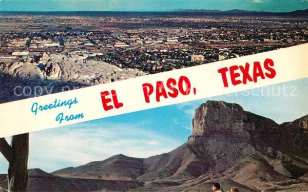 El Paso Texas Fliegeraufnahme