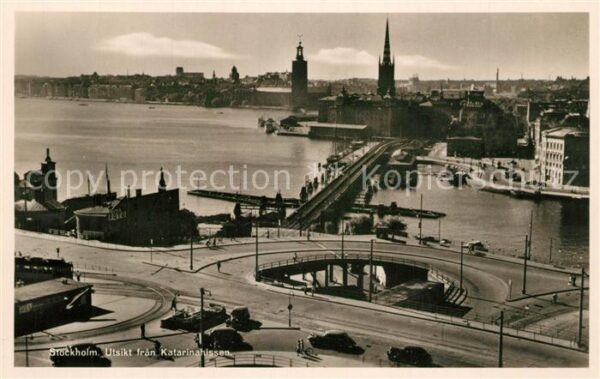 Stockholm Utsikt fran Katarinahissen