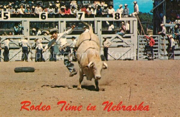 Nebraska US-State Rodeo Time