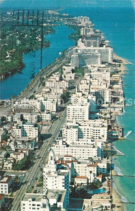Miami Beach Fliegeraufnahme Gold Coast Queen Hotels