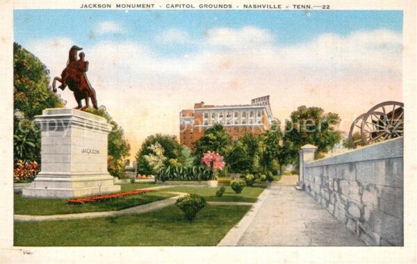 Nashville Tennessee Jackson Monument Capitol Grounds