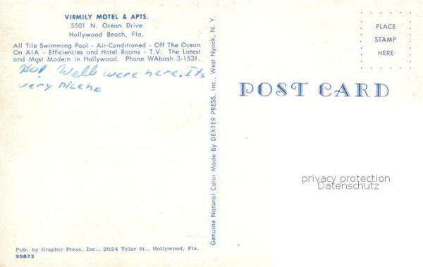 Hollywood Florida Ocean Drive Virmily Motel adn APTS – Bild 2