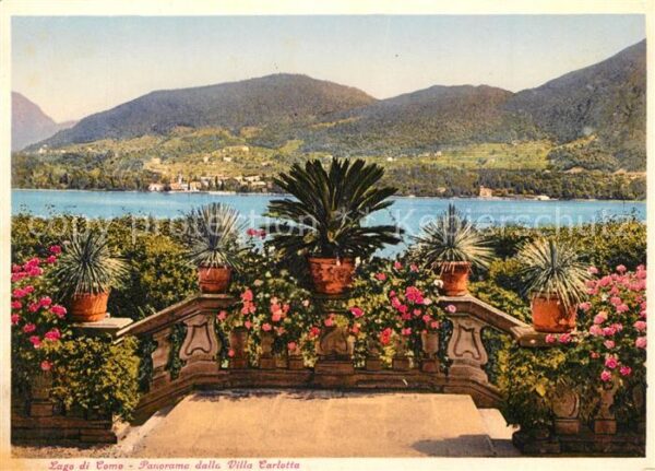 Lago di Como Panorama dalla Villa Carlotte
