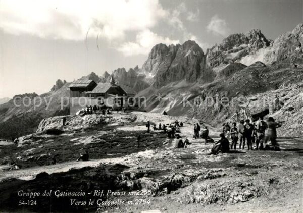Cortina d Ampezzo Gruppo del Catinaccio Rif. Preuss