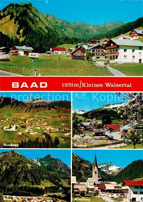 Baad Mittelberg Kleinwalsertal Fliegeraufnahme Hirschegg Riezlern Mitt