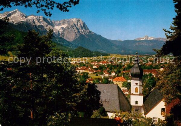 Garmisch-Partenkirchen Wallfahrtskirche St. Antoen Zugspitzgru
