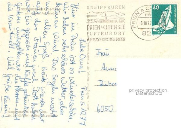 Fraueninsel Chiemsee Kloster Frauenwörth Fliegeraufnahme – Bild 2