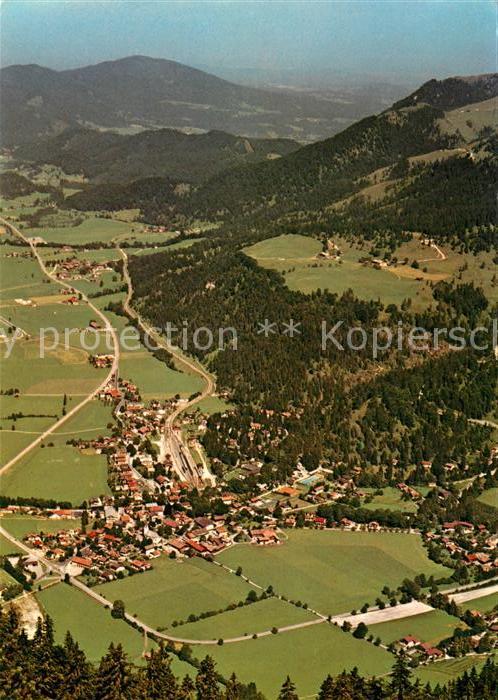 Bayrischzell Fliegeraufnahme mit Leitzachtal