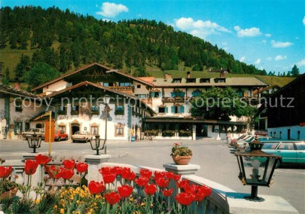 Wallgau Lüftimalerei Hotel Gasthaus Post