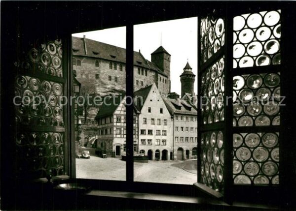 Nuernberg Albrecht Dürer Haus Blick vom Arbeitszi