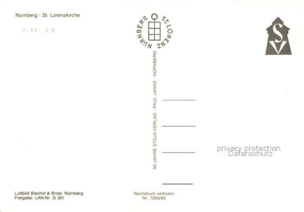 Nuernberg Fliegeraufnahme St. Lorenzkirche – Bild 2