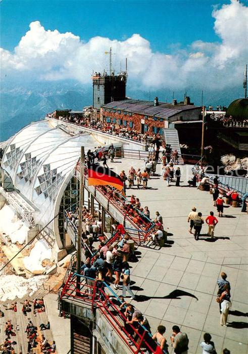 Zugspitze Münchnerhaus mit Wetterwarte Aussichtst