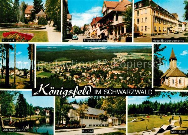 Koenigsfeld Schwarzwald Friedrichstrase Kurpark Hotel-Brudergem