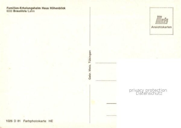 Braunfels Erholungsheim Haus Höhenblick – Bild 2