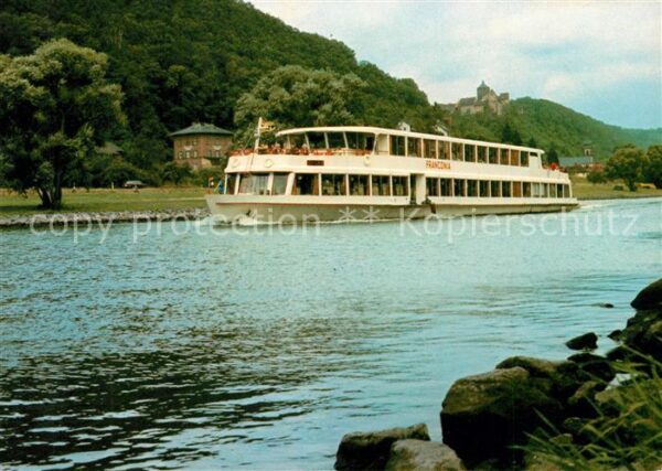 Rothenfels Unterfranken Burg Salonschiff Franconia