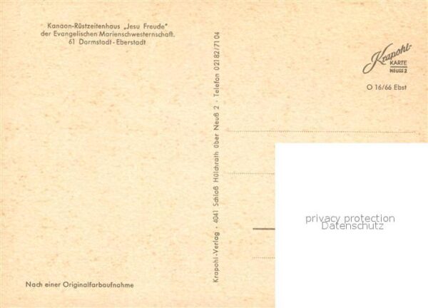 Eberstadt Darmstadt Kanaan Rüstzeitenhaus Jesu-Freude Marie – Bild 2