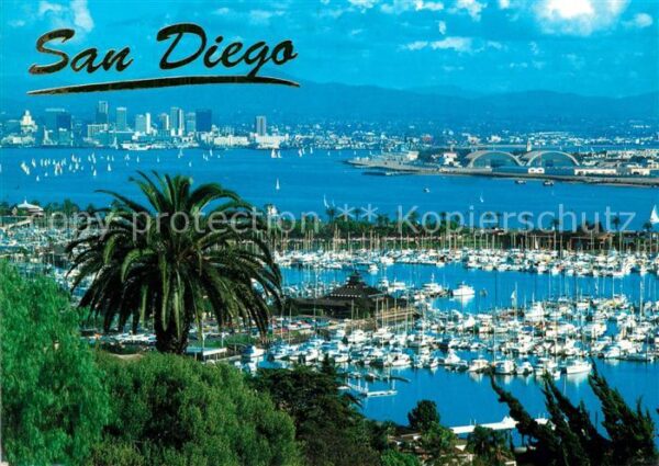 San Diego California Bay from Point Loma