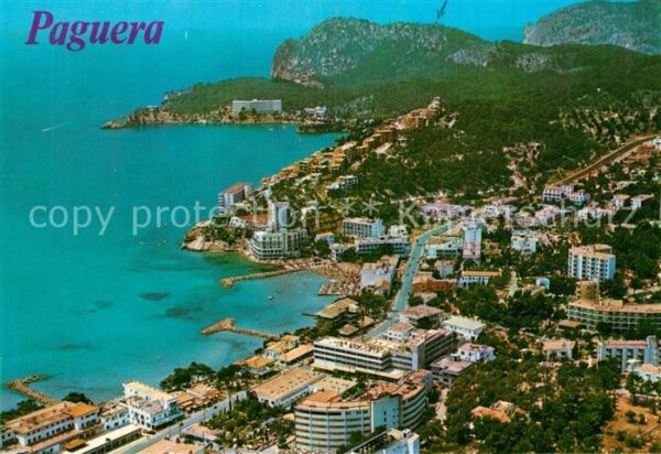 Paguera Mallorca Islas Baleares Fliegeraufnahme