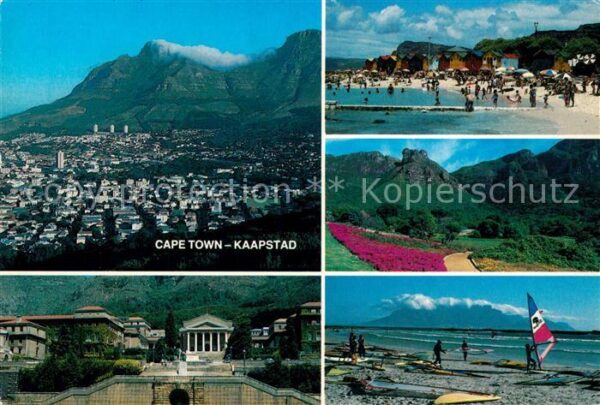 Cape Town Kaapstad Kapstadt Strand Fliegeraufnahme Tafelberg