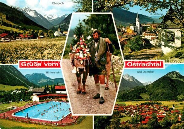 Ostrachtal Almabtrieb Oberjoch Hindelang Bad-Oberd