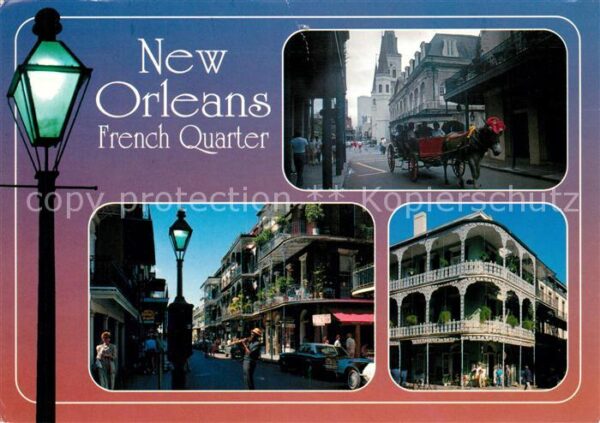 New Orleans Louisiana French Quarter Pferdekutsche