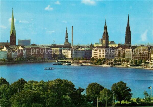 Hamburg Binnenalster und City