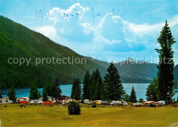 Weissensee Kaernten Camping am Ostufer